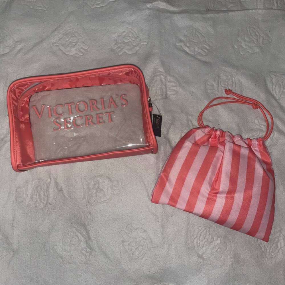 Victoria's Secret Orange Cosmetic Case Collection